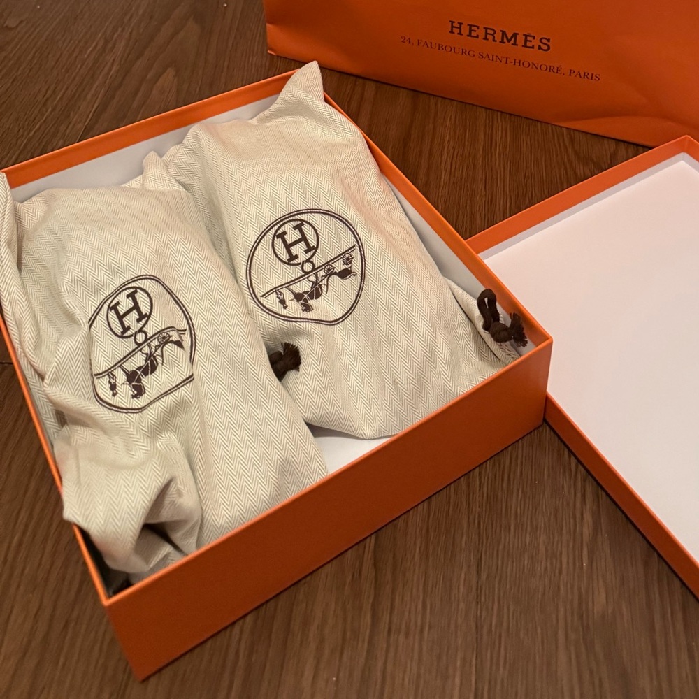 Hermes Black Oran Sandals - Picture 4 of 5
